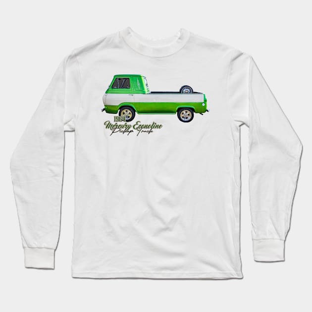 1964 Mercury Econoline Pickup Truck Long Sleeve T-Shirt by Gestalt Imagery